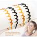 Ruzister 4 Pieces Zigzag Headbands Classic 90s Plastic Headband with Teeth Wavy Comb Headband for Women and Men Shark Tooth Headband - Buy Online on SooperMarket.com