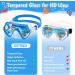 Buy Children's Diving Goggles - 180 Snorkel Mask with Nose Protection & Earplugs for 4-12 Years - Blue - Buy Online on SooperMarket.com
