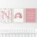 Pompom Prints Set of 3 Girls Bedroom Prints Rainbow Nursery Prints Scandi Boho Style Nursery Decor Playroom Prints Picture Frames not Included (8x10 Inch N) 8x10 Inch N