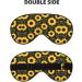 Buy SSIMOO Cute Sunflower Soft Sleep Eye Mask - Breathable Travel Eye Patch for Relaxation (Black) - International Shipping Available - Buy Online on SooperMarket.com