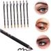 Mikinona 8pcs Sharpener Eyebrow Pencil beauty eyebrow pen Wooden waterproof eyebrow pencil 1 count (Pack of 1) Black - Buy Online on SooperMarket.com