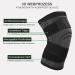 Sports Knee Support - Adjustable Straps Pain Relief for Men & Women 2-Piece Set for Meniscus Tear Arthritis Running & Climbing (Black M) - Buy Online on SooperMarket.com
