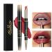 ChaneeHann 2-in-1 Lipstick & Liner Lip Liner and Lipstick Set Double Head Matte Lipstick & Lip Liner Matte Make Up Lip Liners Pencil Waterproof 13