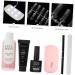 PLAFOPE 1 Set Pieces Manicure Tools Set Nail Dryer Lamp Professional Nail Manicure Mini Nail Kit Poly Extension Kit Nail Art Kit Nail Tools Back Filler for Acrylic Nail Decor Kit Plastic - Buy Online on SooperMarket.com