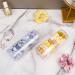 FABROK Clear Scrunchie Holder with Lid - Portable Hair Tie Organizer Stand for Teen Girls - Stylish Hair Accessories Display Stand - Buy Online on SooperMarket.com