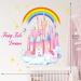 DECOWALL SG-2207 Rainbow Castle Quote Wall Stickers - Fairy Tale Dreams Decals for Kids Girls Nursery - Removable Art Decor - Buy Online on SooperMarket.com
