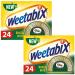 Breakfast Wheat Cereal Bundle With Weetabix Golden Syrup 24pk 520g (2 Pack)