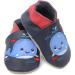 Dotty Fish Soft Leather Boys Toddler Shoes | Non-Slip Animal Design | Navy Whale | 2-3 Years - Buy Online on SooperMarket.com