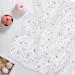 Miracle Baby Muslin Swaddle Blanket 115x150cm - Grey Stars - Cotton Summer Layer - For Boys and Girls - Buy Online on SooperMarket.com
