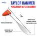 Red Taylor Tomahawk Reflex Hammer for Neuro Exam - Reliable & Accurate - Buy Online on SooperMarket.com