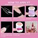 MEKK Mini UV LED Nail Lamp - 16W Professional Nail Dryer for Gel Nails in Pink - Buy Online on SooperMarket.com
