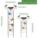 2-in-1 Bird Water Dispenser & Feeder with Garden Grilles - Metal Butterfly Design | Removable Retro Stand for Garden Decoration - Buy Online on SooperMarket.com