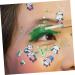 PLAFOPE 5pcs Stage Makeup Eyeshadow Eye Shadow Sticks Glitter Eyeshadow Glitter Highlight Eye Glitter Liquid - Buy Online on SooperMarket.com