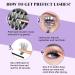 Lash Clusters Individual Lashes 260 PCS 30D 40D 13mm 3D Natural Wispy Effect - DIY Fluffy Eyelash Extensions at Home | 280PCS 3D Fluffy 30D 13mm - Buy Online on SooperMarket.com