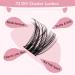 Cluster Lashes 72 Pcs Lash Clusters DIY Eyelash Extension Individual Cluster Eyelashes Tender Style Self-Application Fluffy Super Thin Band Reusable Soft & Comfortable(Tender-D-8-16mix) 8-16 mix Tender - Buy Online on SooperMarket.com