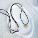 Oralgo Simple Heart Choker Necklace | Adjustable Silver Collarbone Chain Jewelry - Buy Online on SooperMarket.com