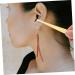Healifty 2 Pcs Wood Croissant Ear Pick Set - Ear Cleaning Tools for Travel, Earwax Removal Tool with Ear Plugs and Grip - Light Yellow 11.5x1.2x0.3cm - Buy Online on SooperMarket.com