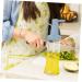 Ciieeo 4pcs Castor Silicone Container Oil Dispenser Bottle Kitchen Oil Bottle Glass Oil Storage Bottle Food Containers Olive Oil Dispenser Soda Glass Kitchen Supplies Multifunction 10.8X7.8X26.9CMx4pcs Bluex4pcs - Buy Online on SooperMarket.com