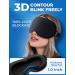 Travel Eye Cover for Rest - Reusable Blindfold for Adults Comfortable Sleepmask Perfect Travel Accessories(Black) - Buy Online on SooperMarket.com