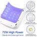 72W Rechargeable UV LED Nail Lamp | Professional Nail Dryer with 4 Timers and LCD Display - Buy Online on SooperMarket.com