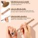 Saviland 7 PCS Kolinsky Acrylic Nail Brush Set for Acrylic Application - Golden Brushes for Nail Extension, Carving - Home DIY and Salon Use - Sizes 4/6/8/10/12/14/16 - Buy Online on SooperMarket.com