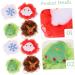Angoily 4pcs Bath Flower Puff - Travel Loofah & Body Scrub Sponge Set for Festive Showers - Perfect Christmas Travel Accessories - Buy Online on SooperMarket.com