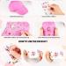 Personalized DIY Baseball Cap Set for Girls - Adjustable Glittering Sun Hat with 8 Leaves Stones - Buy Online on SooperMarket.com