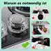Pack of 8 Child Safety Locks for Stoves | Oven & Stove Protection for Kids | Transparent Safety Knob Covers - Buy Online on SooperMarket.com