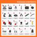 50-in-1 Action Camera Accessories Kit for GoPro, Insta360, DJI, Xiaomi, APEMAN, AKASO, Campark - Upgraded Bundle for Hero 11/10/9/8/7/6/5/4, Max, Fusion - Buy Online on SooperMarket.com