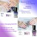 Temperature Change Nail Polish Colour Temperature Control Nail Polish - Long-Lasting Nail Polish Set - Colour Changing Temperature Control Nail Polish Nail Art Design Without UV Lamp (B Set) - Buy Online on SooperMarket.com