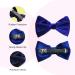 BasicSense Velvet Hair Clip for Women & Girls - 2 Pack Royal Blue | Stylish Hair Accessories for All Occasions - Buy Online on SooperMarket.com