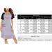 Irdcomps Women's Maternity Nursing Nightdress - Short Sleeve Button Nightgown for Pregnancy - Black XL - Buy Online on SooperMarket.com