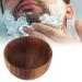 Large Capacity Wooden Shaving Soap Bowl - Portable Shaving Foam Mug for Men & Barber Shops - Buy Online on SooperMarket.com