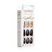 KISS imPRESS Limited Edition Holiday Press-On Manicure | PureFit Technology | Medium Length Coffin Black Nails | Style Naughty or Nice - Shop Now - Buy Online on SooperMarket.com