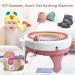 48-Pin Oversized Hand-Knitted Rotary Double Knitting Machine Set for Adult and Children - Buy Online on SooperMarket.com