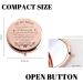 Rose Gold Niece Compact Mirror - Perfect Niece Gift from Aunt | Birthday, Graduation, Wedding, Christmas - Buy Online on SooperMarket.com