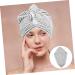 Warmhm Coral Fleece Shower Cap Reusable Shower Caps for Women Hair Drying Towel Washing Headwear Head Bath Cap Shower Cap Large Dry Hair Turban Cap Hair Towel Absorb Water Miss - Buy Online on SooperMarket.com