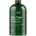 Tea Tree Shampoo, With Tea Tree Oil, Peppermint Oil, & Vitamin E, Dandruff Shampoo, Shampoo for Thinning Hair and Hair Loss, Sulfate Free Shampoo, Natural Made in USA, Packaging May Vary 16 Fl Oz (Pack of 1)