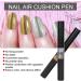 2 colors/set Chrome Air Cushion Nail Powder Pen Manicure Cushion Magic Pen Nail Glitter Mirror Powder Pen Manicure Tool for Home and Nail Salon - Buy Online on SooperMarket.com