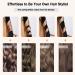 Corated Curls Headband - No Heat Curls for Long Hair | Satin DIY Hairstyling Set with Hair Ties & Clips - Black Leopard - Buy Online on SooperMarket.com