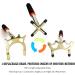 Tai Ba Retractable Billiards Pool Cue Stick Bridge with Brass Head - Replaceable Bridge Accessory - Buy Online on SooperMarket.com