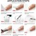 PEACECOLOR Acrylic Nail Kit 8G 2PC Clear Pink Acrylic Powder Set Acrylic System for Beginners DIY Nail Art Nails Extension No Nail Lamp Needed Professional Multicolor for Home DIY Nail Art color 166 - Buy Online on SooperMarket.com
