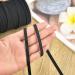 Coopay 200 Yards Length 1/4 Width Elastic Cord, 2 Rolls - 100 Yards/Roll, Heavy Stretch Elastic Spool Knit for Sewing, Black and White 1/4 Inch - Buy Online on SooperMarket.com