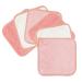 Phogary Microfiber Makeup Towels - 6 Pack Washable Facial Cleaning Cloths (20x20cm Pink) | Gentle Makeup Remover - Buy Online on SooperMarket.com