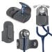 Buy Magnetic Stethoscope Holder Clip - Genuine Leather Waist Holder for Littman Stethoscopes - Perfect Gift for Nurses & Doctors - International Shipping Available - Buy Online on SooperMarket.com