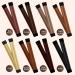 Magic Hair Bun Maker Donut 2 PCS - French Twist Styling Tool with Bobby Pins & Elastic Bands - Brown - Buy Online on SooperMarket.com