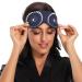 Haskirky Light Blocking Eye Mask - Adjustable Unisex Travel Mask for Deep Sleep and Meditation - Breathable & Comfortable - Moon Phases Design - Buy Online on SooperMarket.com