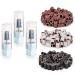 MEDILOE 300 Pcs Sanding Bands for Nail Drill 80#120#180# Grits Nail Sanding Bands with 3 Pcs Nail Drill Bits 3/32 Inch for Manicures Pedicures Care Nail Accessories