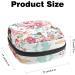 Anna Cowper Flower Sanitary Napkin Storage Bag Feminine Menstrual Cup Pouches Nursing Pad Holder Tampon Bags Portable Period Bag for Women Teen Girls 1Pcs Multi-colored 5 - Buy Online on SooperMarket.com