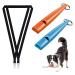 Fanna's dog whistle 2 pieces of dog whistle R tter R tter Call with a free pipe band adjustable high frequency loud and far -reaching for effective dog training successful dog training blue/orange and blue